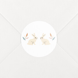 Baby Stickers Bouncing Bunny Green