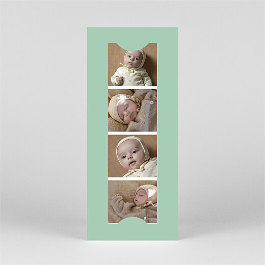 Baby Announcements Candor (Bookmark) Green - View 3