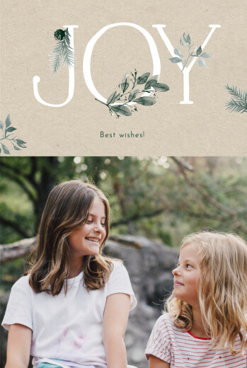 Christmas Cards Joy White - Page 1