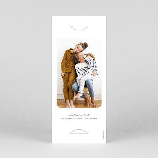Christmas Cards Tender Moments (Bookmark) White - View 4