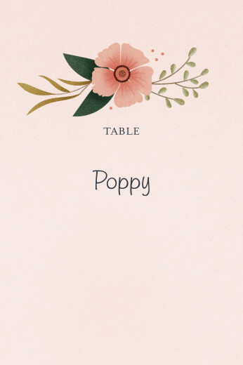 Wedding Table Numbers Daphné Spring - Front