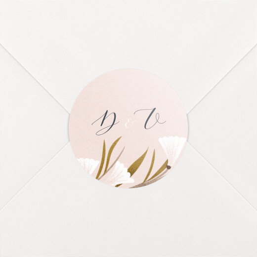 Wedding Envelope Stickers Daphné Spring - View 1