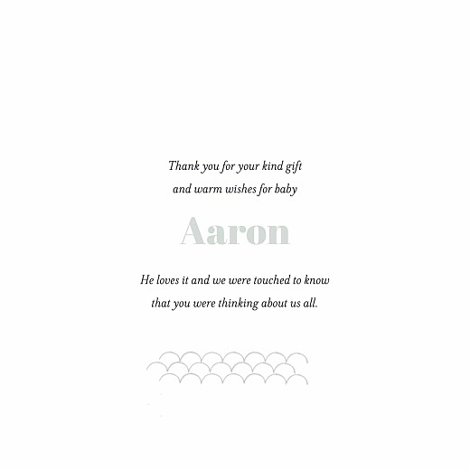 Baby Thank You Cards Family Moments (4 Pages) White - Page 3