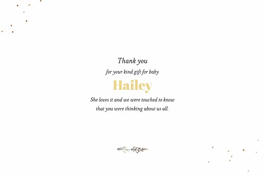 Baby Thank You Cards Rural Life (4 Pages) White - Page 3
