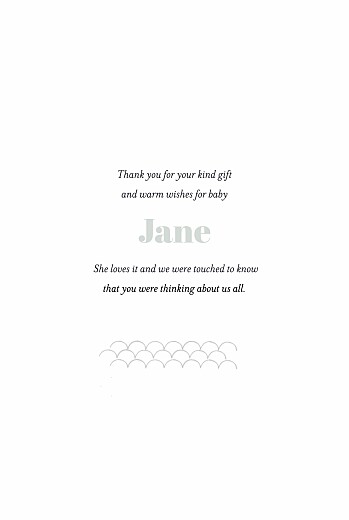 Baby Thank You Cards Family Moments (Portrait) White - Page 3