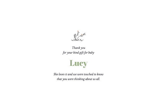 Baby Thank You Cards A family stroll White - Page 3