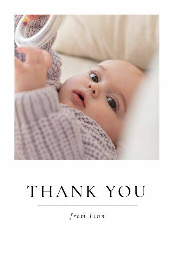 Baby Thank You Cards Precious Moments (Portrait) White - Page 1