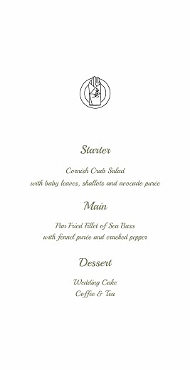 Wedding Menus Your Day, Your Way (4 pages) White - Page 3