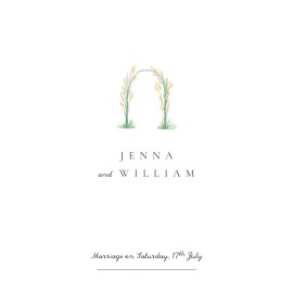 Wedding Invitations Your wedding in watercolour White