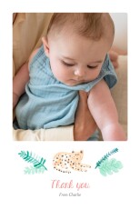 Baby Thank You Cards Into The Wild (4 pages)