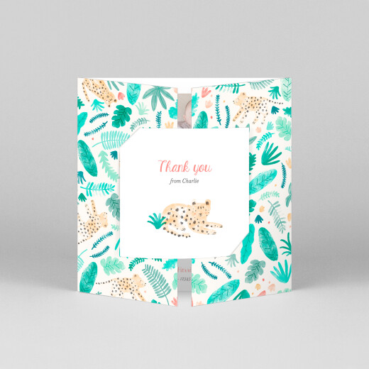 Baby Thank You Cards Into The Wild (Gatefold) White - View 1