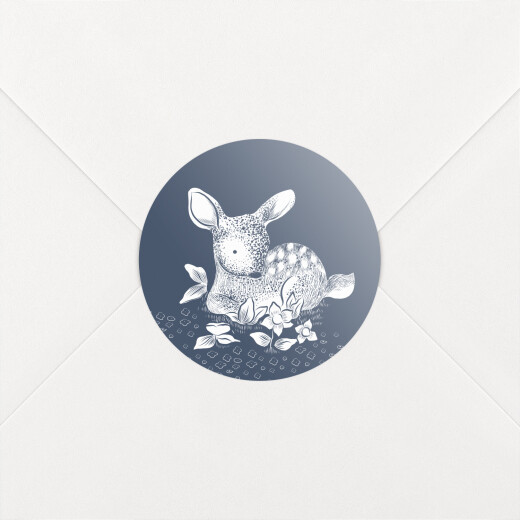 Baby Stickers Bedtime Story (fawn) Blue - View 1