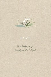 RSVP Cards Everlasting Love (Portrait) Beige