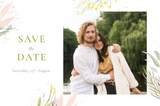 Save The Dates Everlasting Love White
