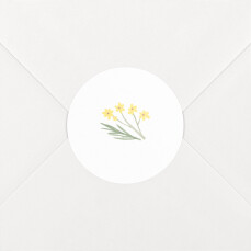 Wedding Envelope Stickers Everlasting Love White