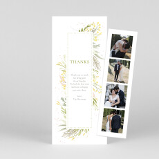 Wedding Thank You Cards Everlasting Love (bookmark) white