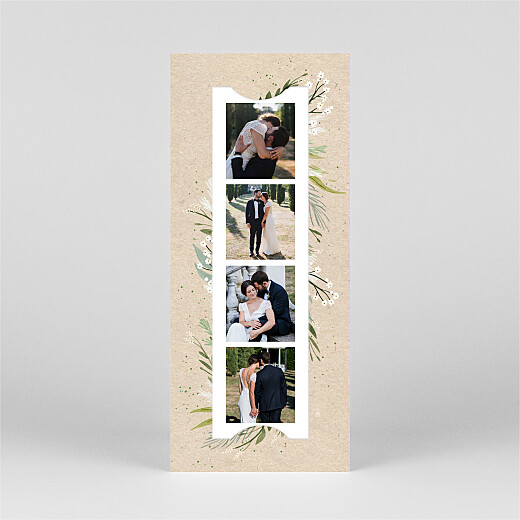 Wedding Thank You Cards Everlasting Love (bookmark) beige - View 2