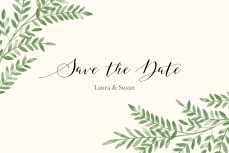 Save The Dates Sweet Melody Green