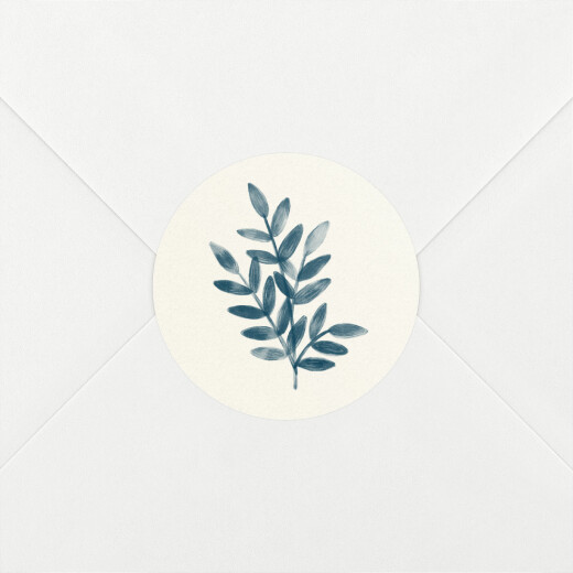 Wedding Envelope Stickers Sweet melody Blue - View 1