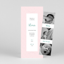 Baby Announcements Perpetual Bliss (Bookmark) Pink