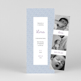 Baby Announcements Perpetual Bliss (Bookmark) Blue