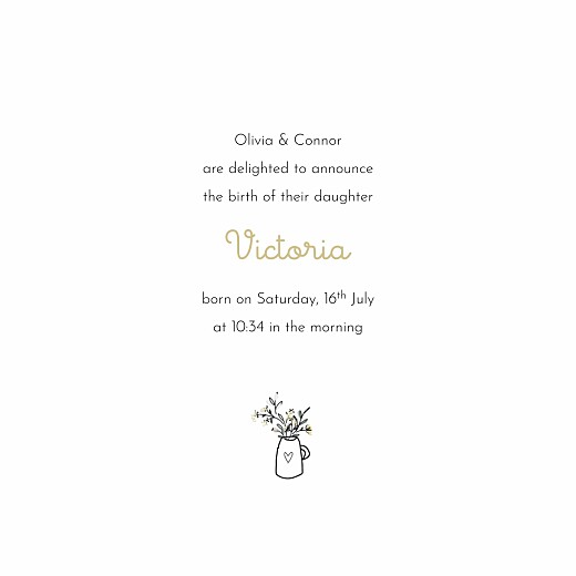 Baby Announcements Lovely baby (4 pages) White - Page 3