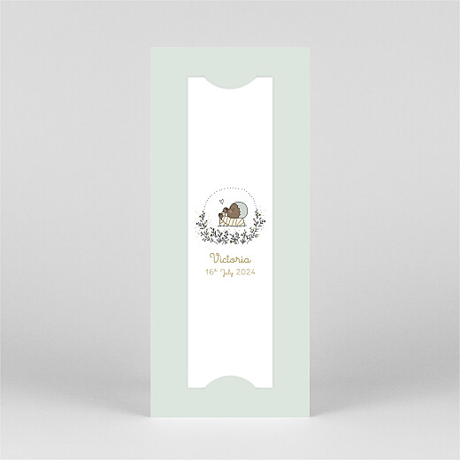 Baby Announcements Lovely baby (Bookmark) White - View 2