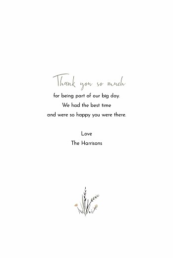 Wedding Thank You Cards Lovely Newlyweds (4 pages) White - Page 3