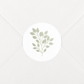 Wedding Envelope Stickers Verdure bouquet Green
