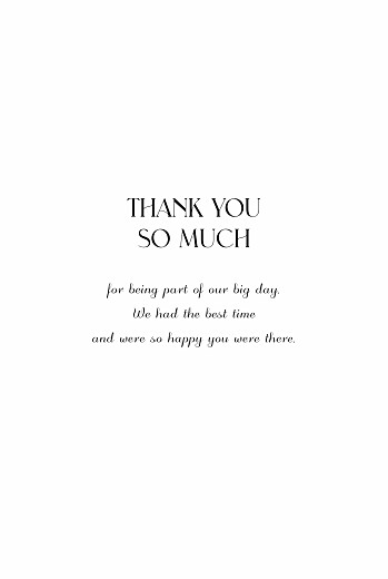 Wedding Thank You Cards Subtle Sprig (4 Pages) Portrait White - Page 3