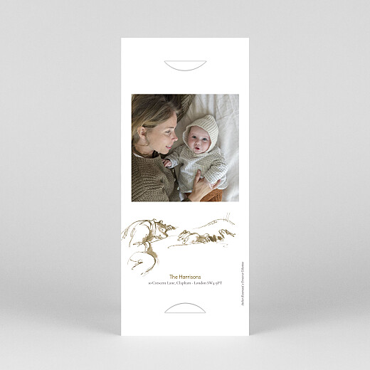 Baby Announcements Ernest and Célestine II (Bookmark) Beige - View 4