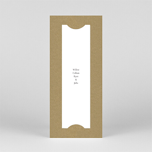 Baby Thank You Cards Ernest and Célestine II (Bookmark) Beige - View 3