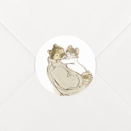 Baby Stickers Ernest and Celestine I Blue - View 1