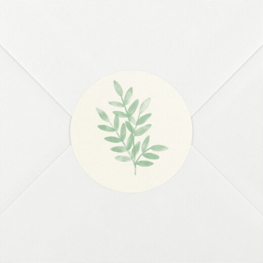 Christening Stickers Sweet melody Green - View 1