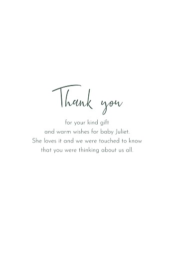 Baby Thank You Cards Heart Medallion (Portrait) Green - Page 3