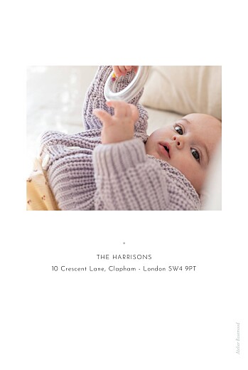Baby Announcements Etiquette pastel (4 pages) Portrait Blue - Page 4