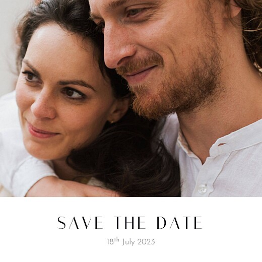 Save The Dates Gold Heart White - Page 1