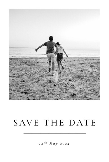 Save The Dates Precious Moments (Portrait) White - Front