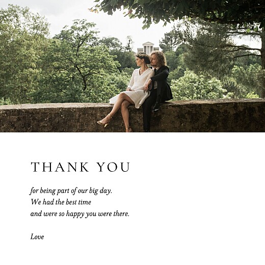 Wedding Thank You Cards Solfa (4 pages) White - Page 3