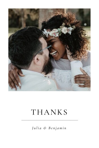 Wedding Thank You Cards Precious Moments (4 pages) White - Page 1