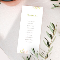 Wedding Table Plan Cards Everlasting Love White
