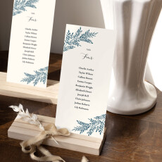 Wedding Table Plan Cards Sweet Melody Blue