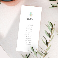 Wedding Table Plan Cards Your wedding in watercolour White