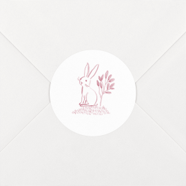 Baby Stickers Woodland Wishes Pink