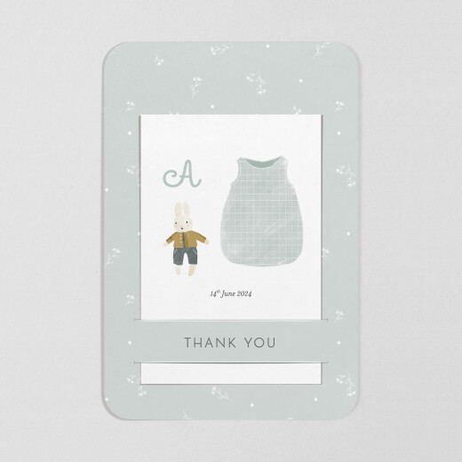 Baby Thank You Cards Sweet Dreams (Keepsake) Blue - View 1
