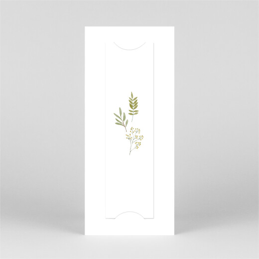 Wedding Thank You Cards Watercolour Woodland (Bookmark) beige - View 3