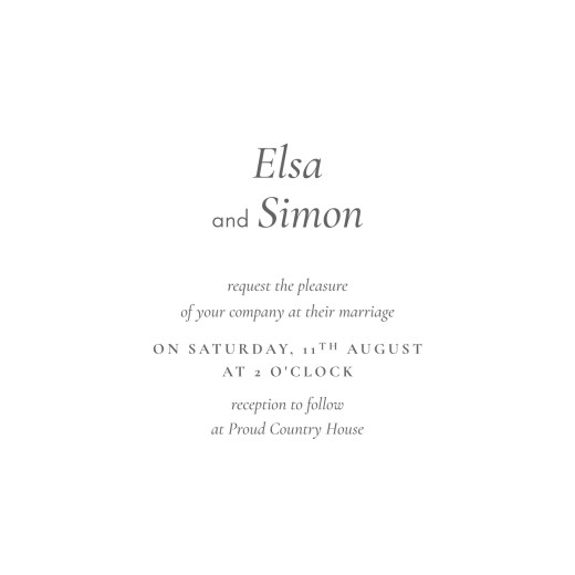Wedding Invitations Poetic (4 pages) Grey - Page 3