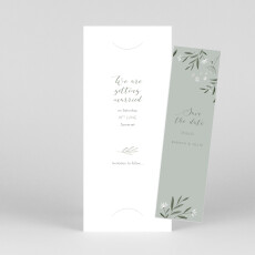 Save The Dates Grace (bookmark) White