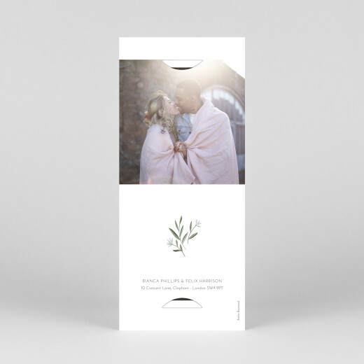 Save The Dates Grace (bookmark) White - View 4