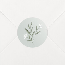 Wedding Envelope Stickers Grace Green